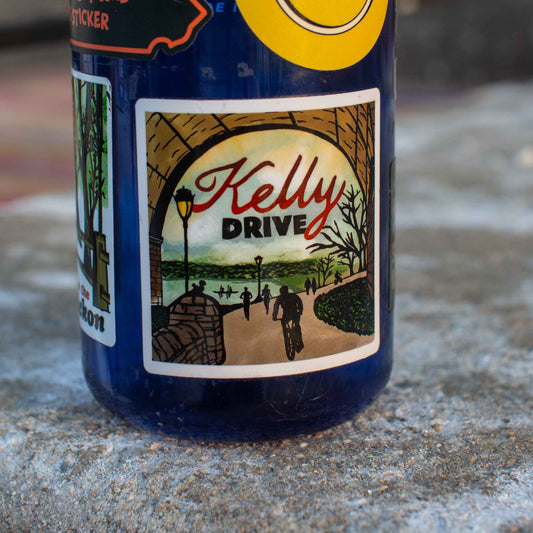 Kelly Drive Trail Philadelphia Weatherproof Sticker