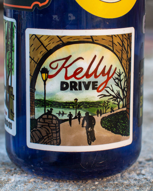 Kelly Drive Trail Philadelphia Weatherproof Sticker