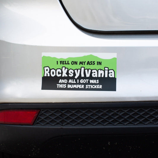 Rocky Pennsylvania Vinyl Bumper Sticker