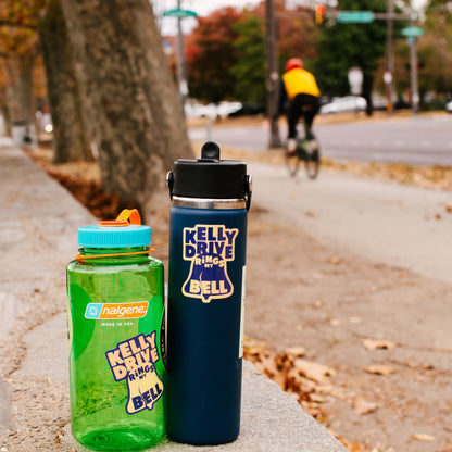 Kelly Drive Rings My Bell Weatherproof Sticker
