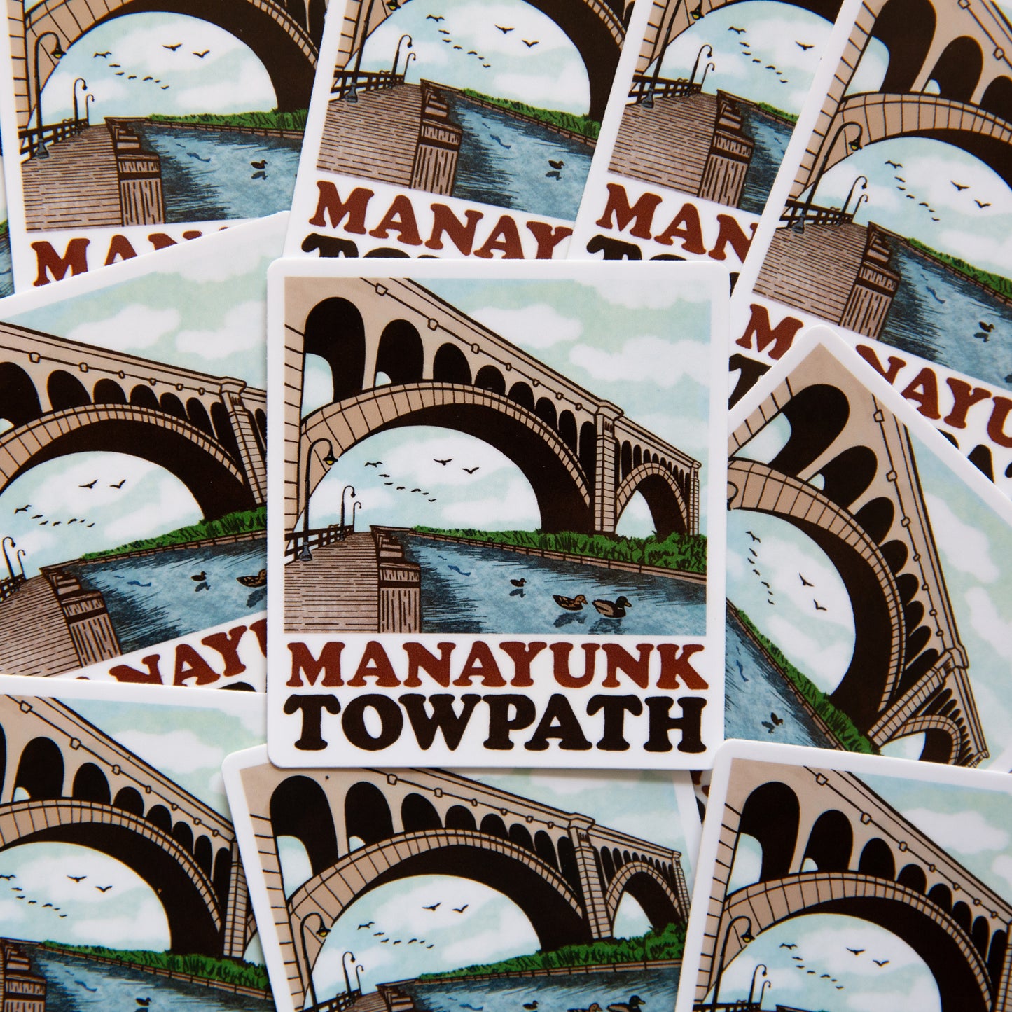 Manayunk Towpath Sticker