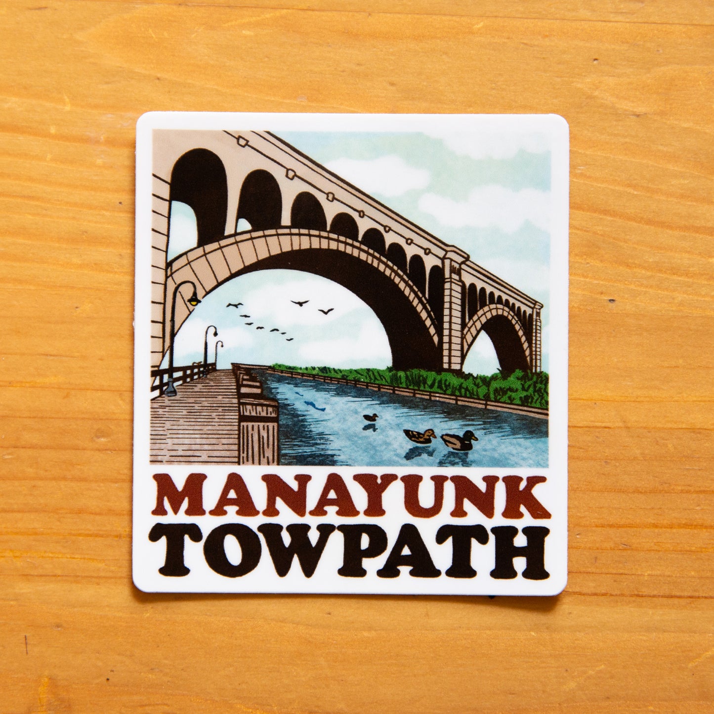 Manayunk Towpath Sticker