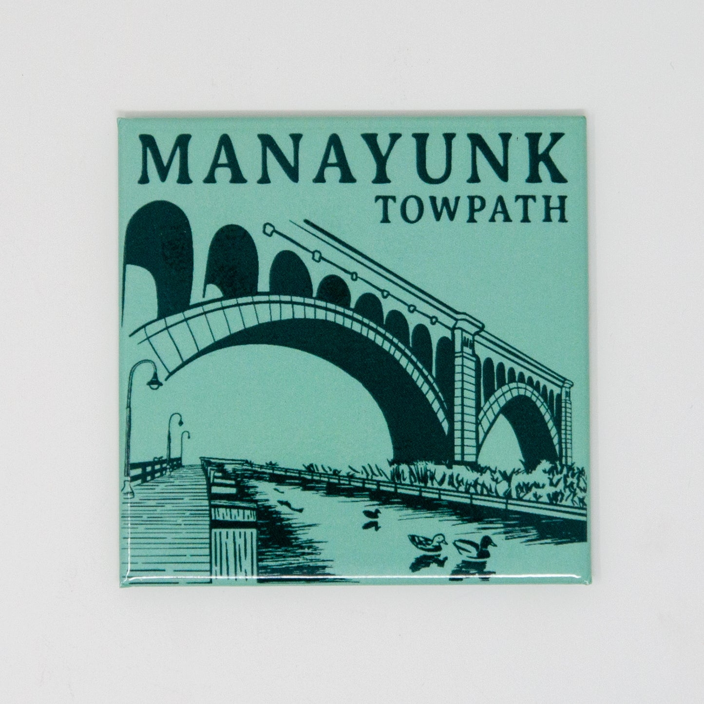 Manayunk Towpath Fridge Magnet
