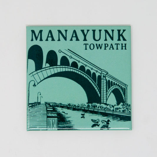 Manayunk Towpath Fridge Magnet