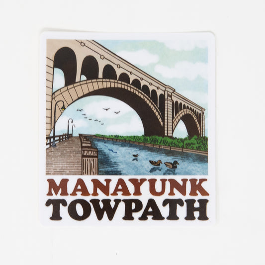 Manayunk Towpath Sticker