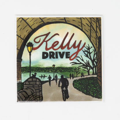 Kelly Drive Trail Philadelphia Fridge Magnet