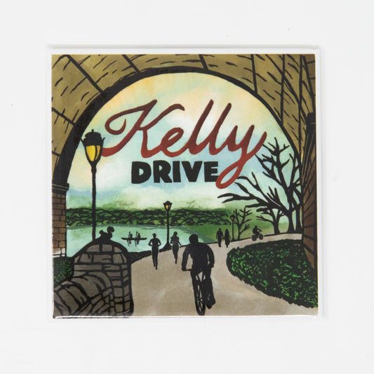 Kelly Drive Trail Philadelphia Fridge Magnet