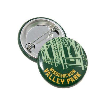 Green Pin with light green trees with 'Wissahickon Valley Park" text