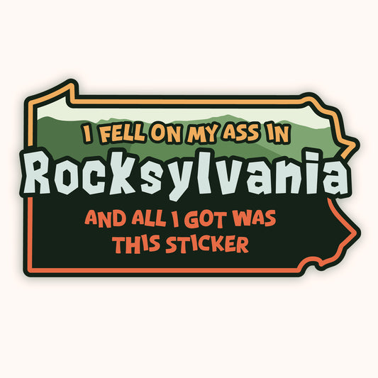 Rocky Pennsylvania Trail Sticker