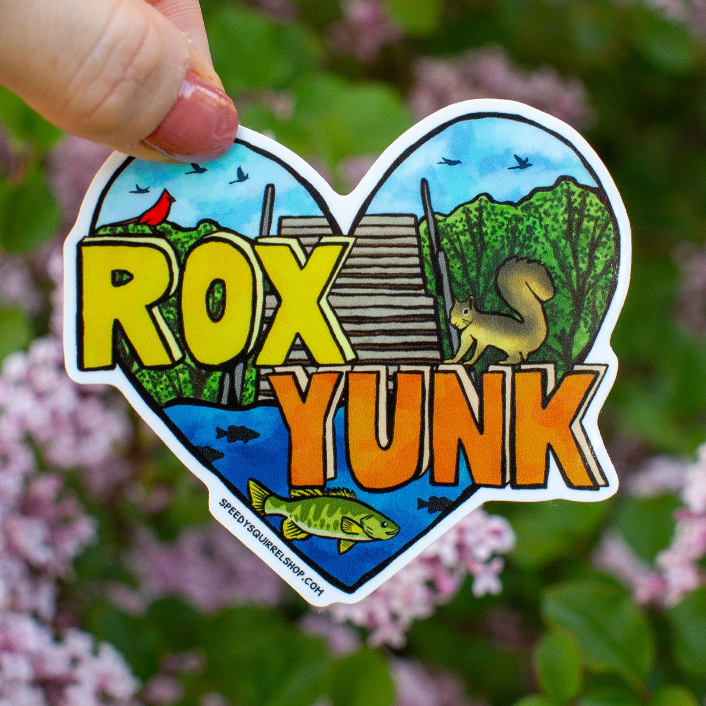 RoxYunk: Roxborough Manayunk Vinyl Sticker