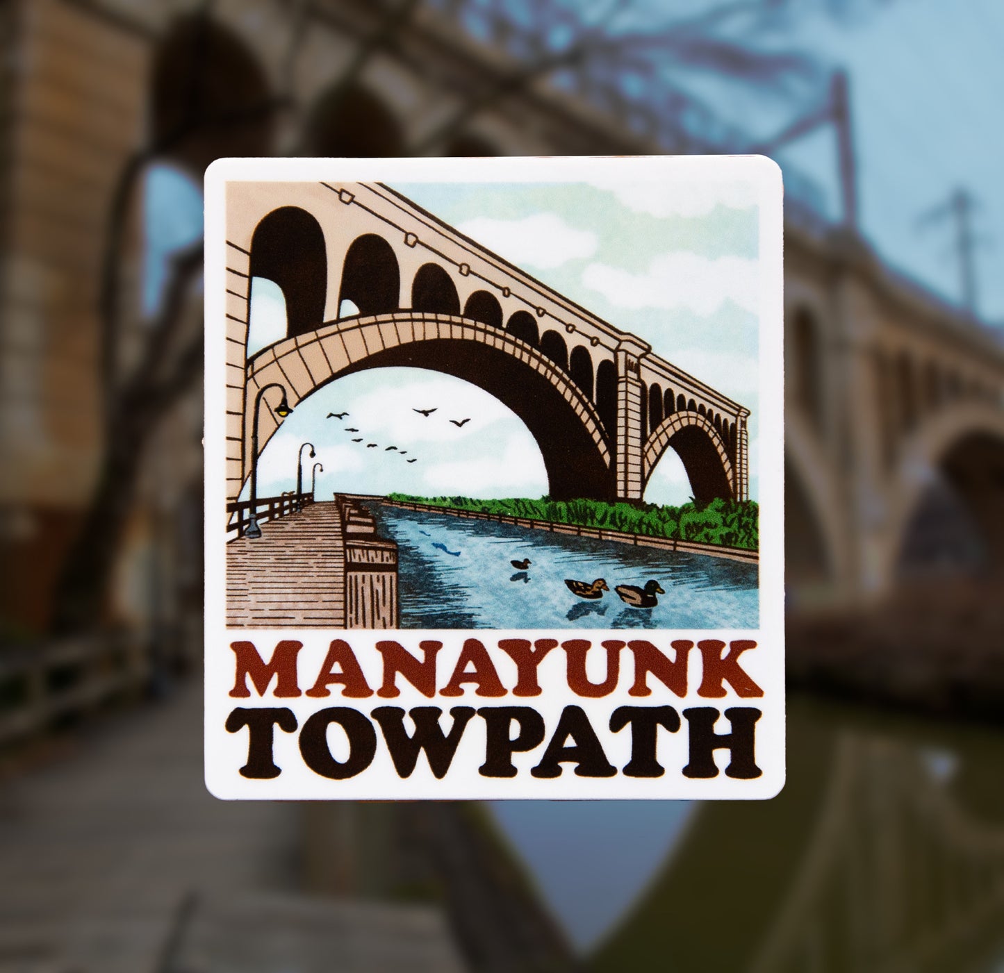 Manayunk Towpath Sticker