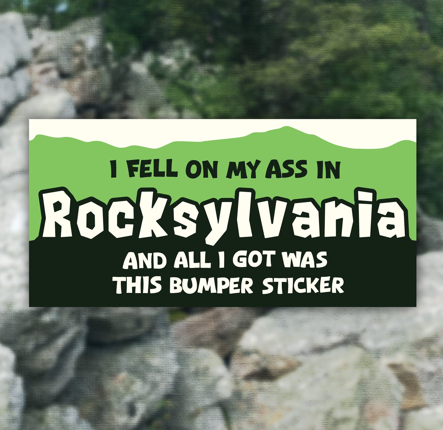 Rocksylvania Vinyl Bumper Sticker