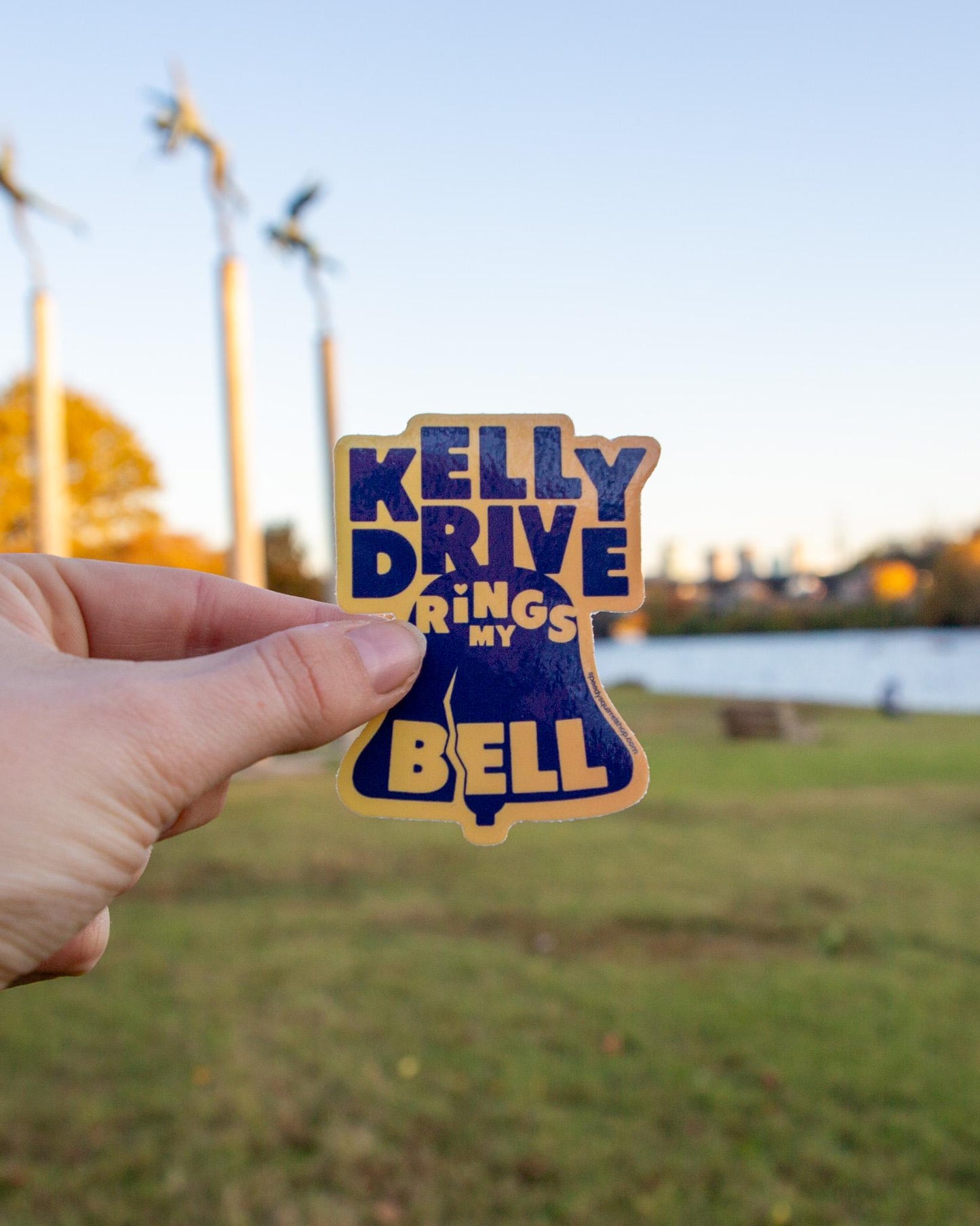 Kelly Drive Rings My Bell – Waterproof Vinyl Sticker