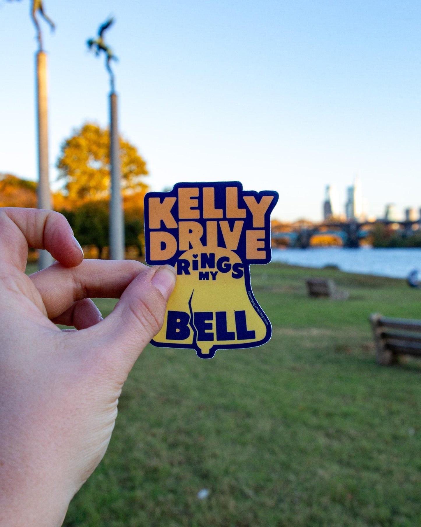 Kelly Drive Rings My Bell – Waterproof Vinyl Sticker