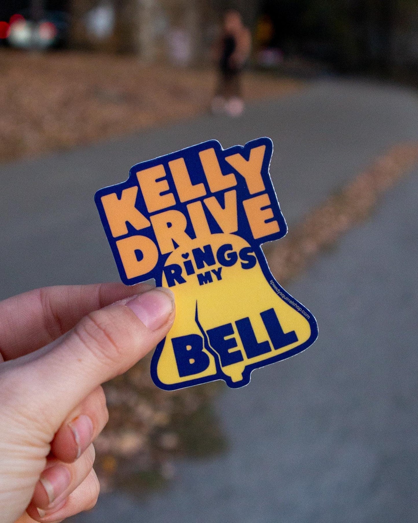 Kelly Drive Rings My Bell – Waterproof Vinyl Sticker